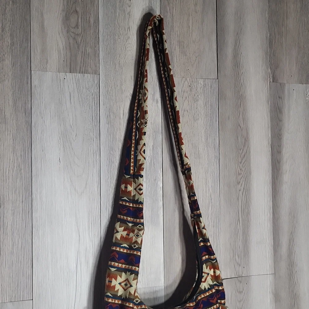 Handmade Lakota Slouchy Hobo Bag Boho Tribal‎ Tote Native American Inspired